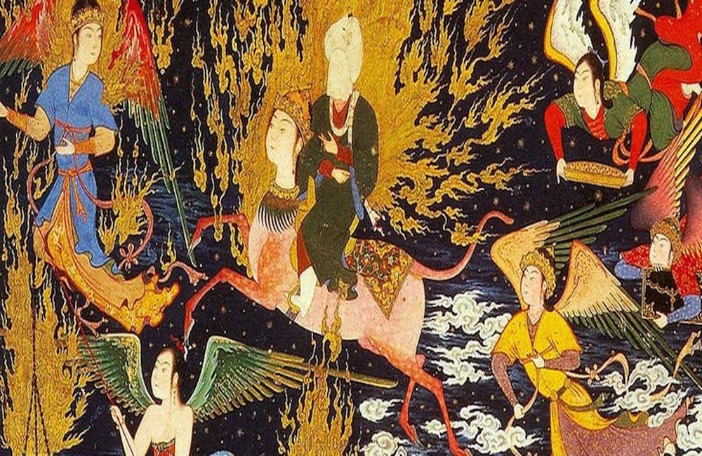 Muhammad's night journey on Buraq