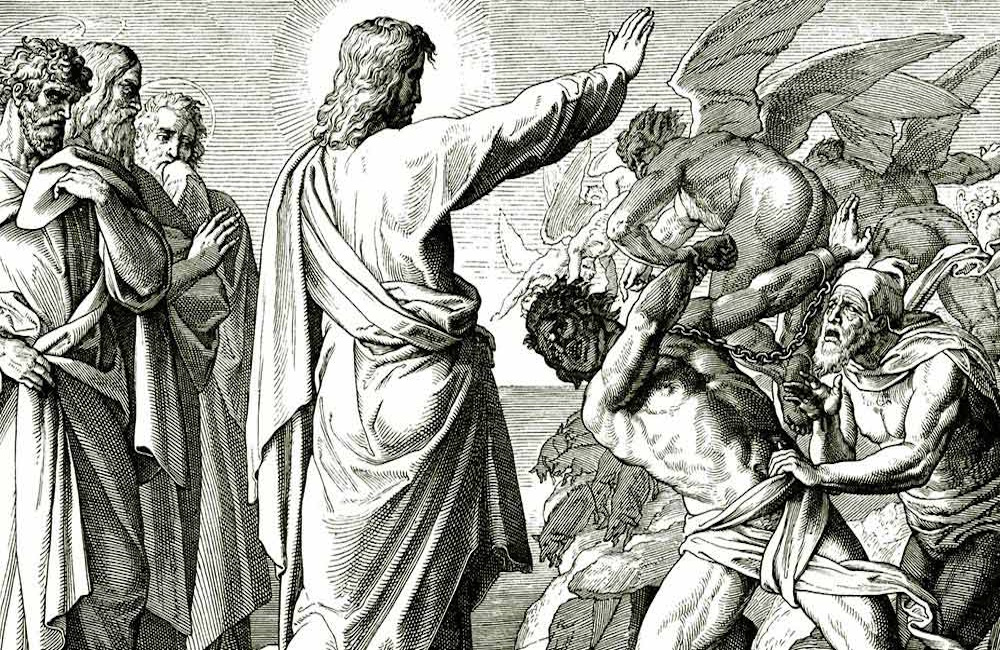 Jesus drives out demons